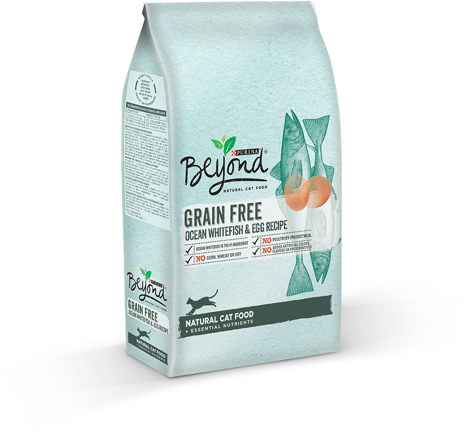Cat Food Beyond ® Grain Free Ocean Whitefish & Egg - Purina Beyond Grain Free Cat Food, Ocean Whitefish (952x929)