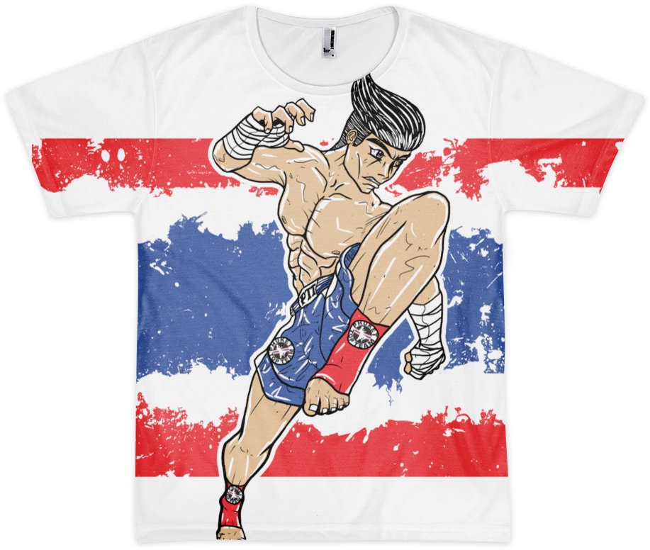 Image Of Phuket Top Team Muay Thai Flag Shirt - Phuket Province (1000x1000)