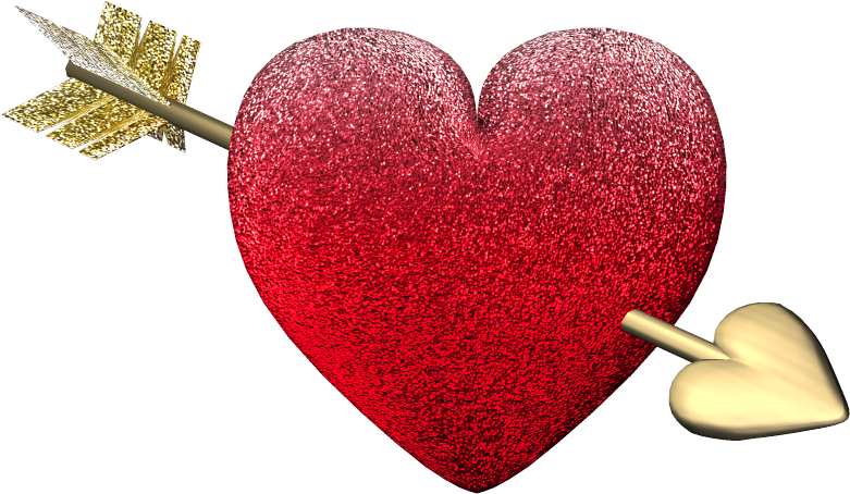 0, - Valentine's Day Heart Png (802x486)