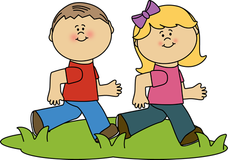 Swing Clipart Extra Recess - Kids Running Clipart (450x316)