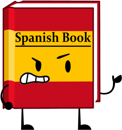 New Design - Spanish Book Clipart (436x459)