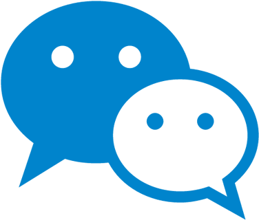 Wechat - Ffcclinic - Wechat Logo Blue Png (394x394)