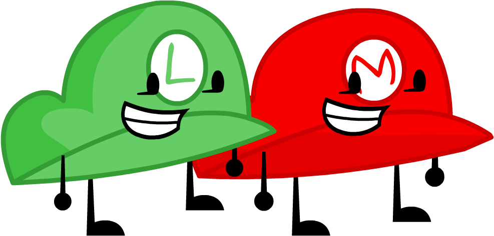 Mario & Luigi Hats - Luigi (1000x1000)