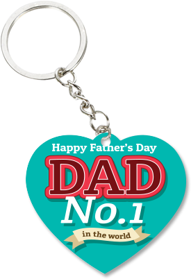 Colorful Heart Key Chain - Keychain (284x426)