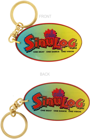 Sinulog Acrylic Oval Keychain 60mm - Keychain (312x480)