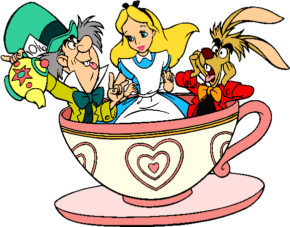 Alice In Wonderland Tea Party More Alice In Wonderland - Dormouse Alice In Wonderland (582x466)