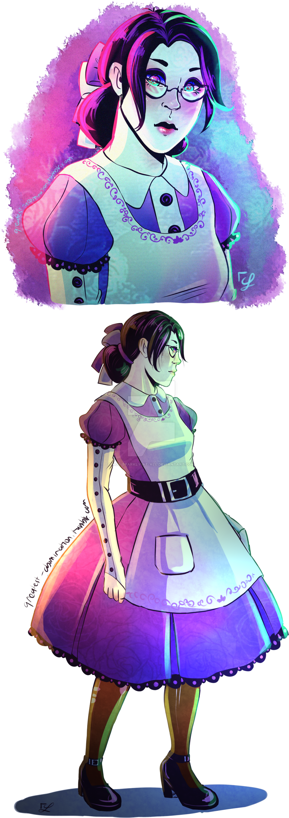 Miss Pauling In Wonderland By Not Sparkly At All - Ms Pauling X Medic (1024x2764)