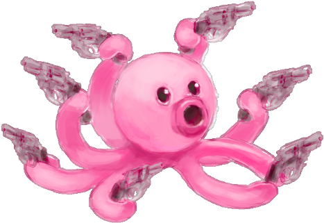 Octopus With Guns - Splatoon (512x512)