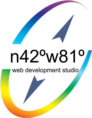 N42°w81° Web Development Studio - Sign (500x500)