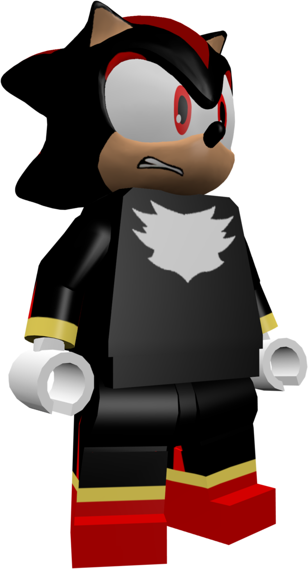 Lego Shadow Render By Detexki99 - Lego Sonic The Hedgehog Shadow (670x1191)
