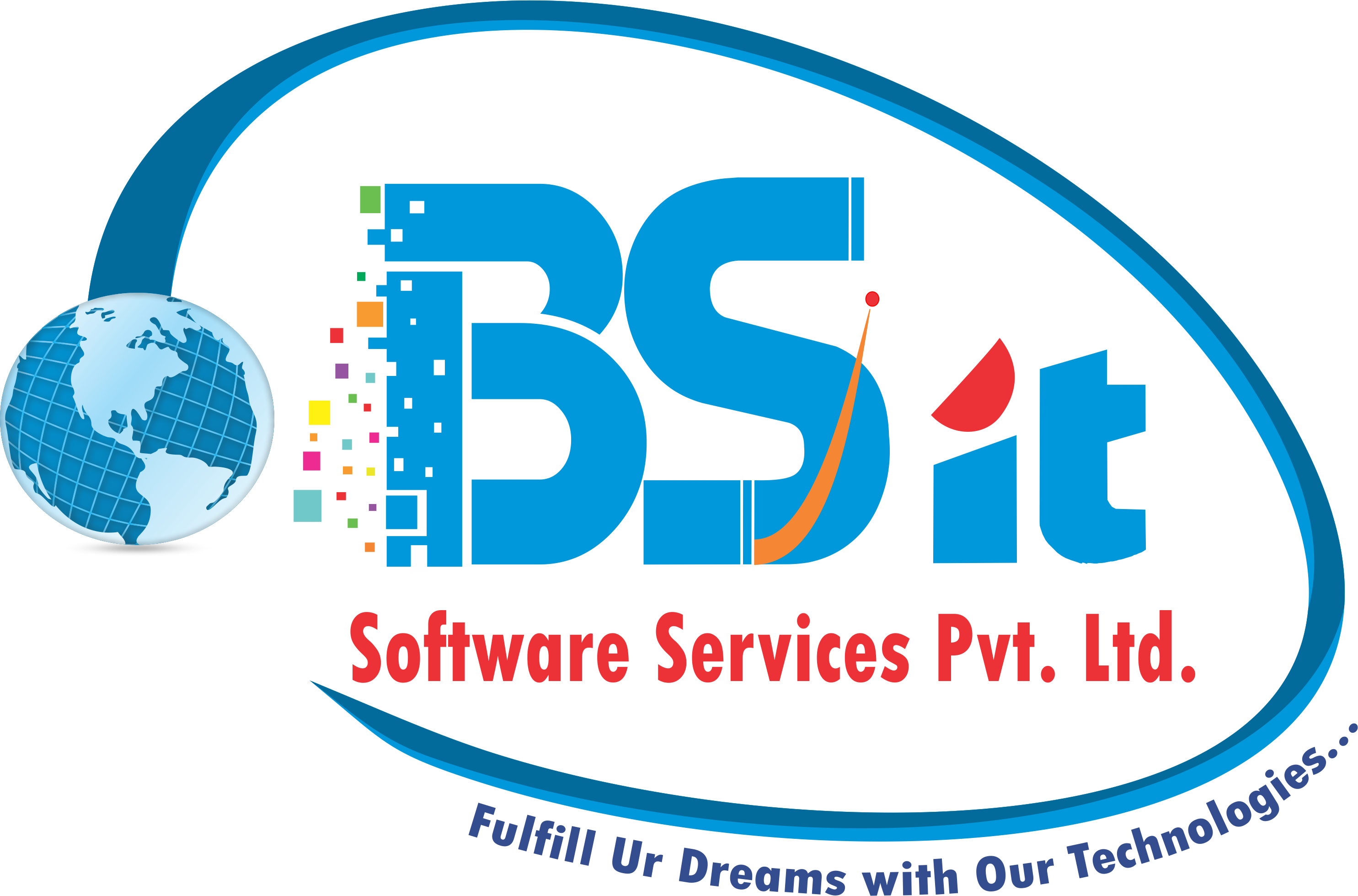 "web Development Company" Creative Innovative With - Bsit Logo Design (2970x1959)
