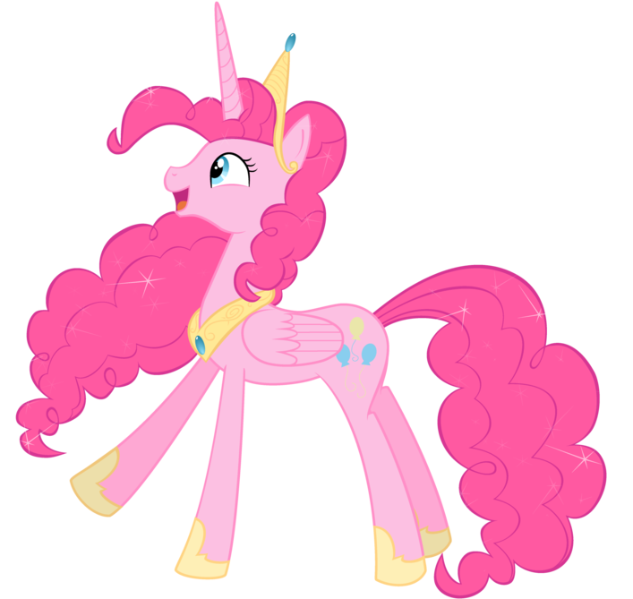 Alicorn Pinkie Pie By Sweetie-madiselle - Пони Принцесса Пинки Пай (1024x768)