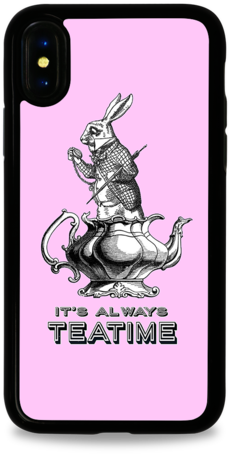 It's Always Teatime - Alice In Wonderland White Rabbit (480x480)