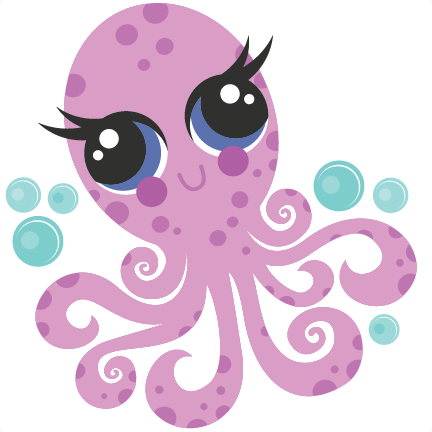Octopus Svg Scrapbook Cut File Cute Clipart Files For - Scalable Vector Graphics (432x432)