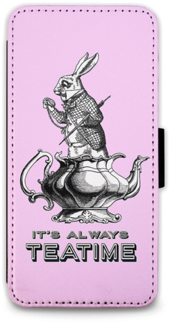 It's Always Teatime - Alice In Wonderland White Rabbit (480x480)