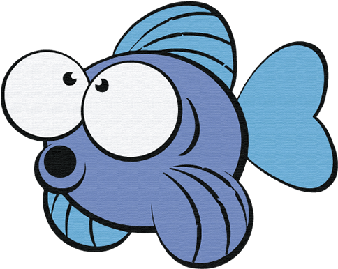 Text, Images, Music, Video - Draw A Funny Fish (535x462)