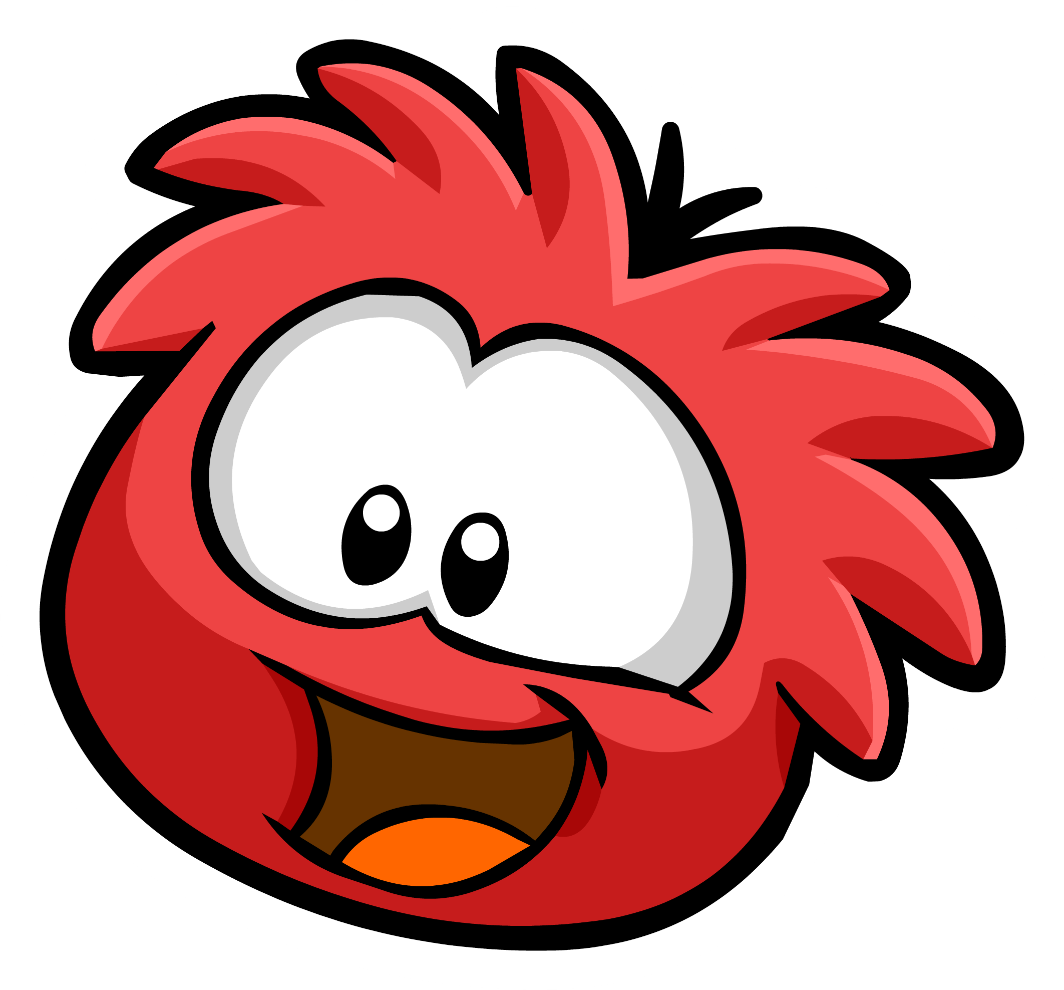 Red Puffle Pin - Club Penguin Red Puffle (2125x1976)