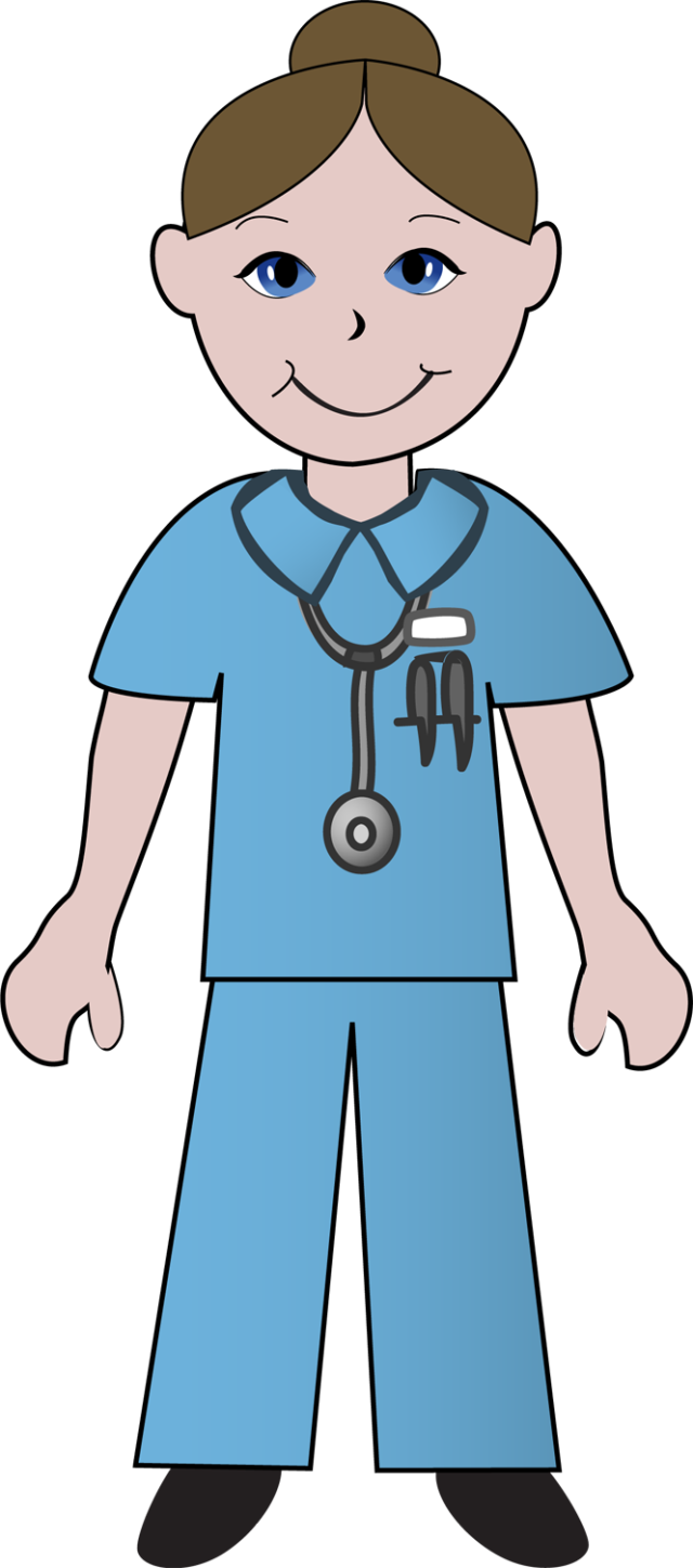 Clipart Of Doctor, Nursing And Physician - Clip Art (640x1449)