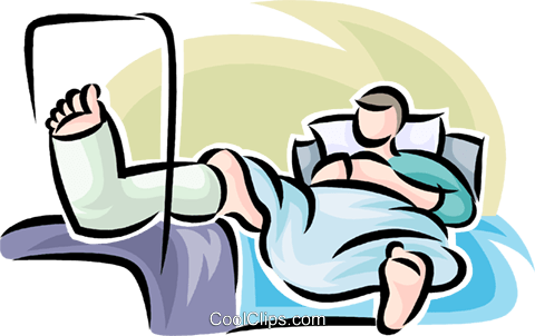 Person Lying In A Hospital Bed Royalty Free Vector - Person Lying In A Hospital Bed Royalty Free Vector (480x302)