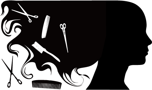 Comb Beauty Parlour Hairstyle Hairdresser - Hair Salon Clipart (600x600)