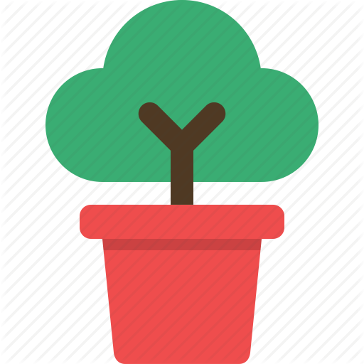 Potted-plant Icons - Green Plant Icon (512x512)