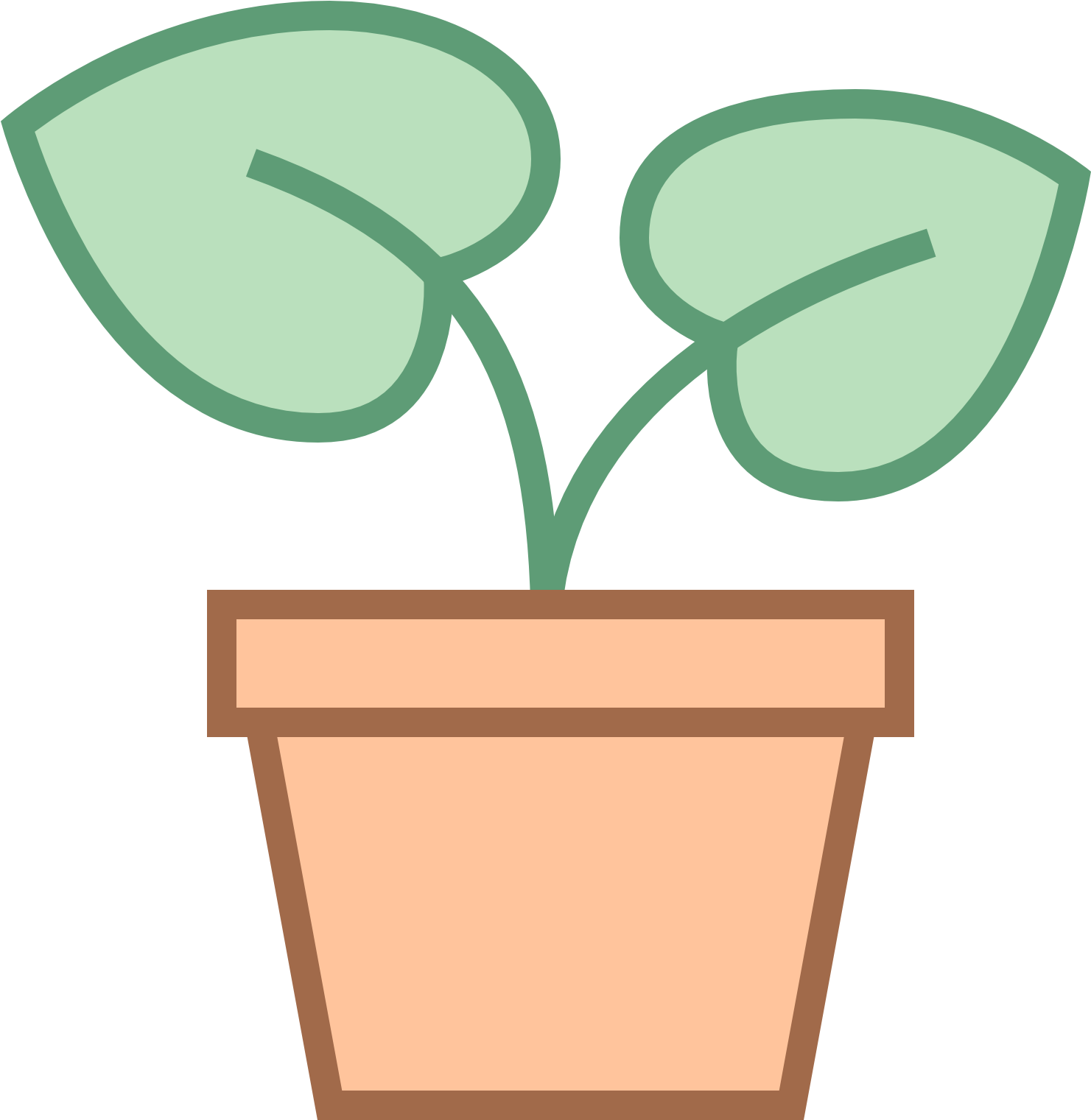 Plant - Plant In Pot Icon (1600x1600)