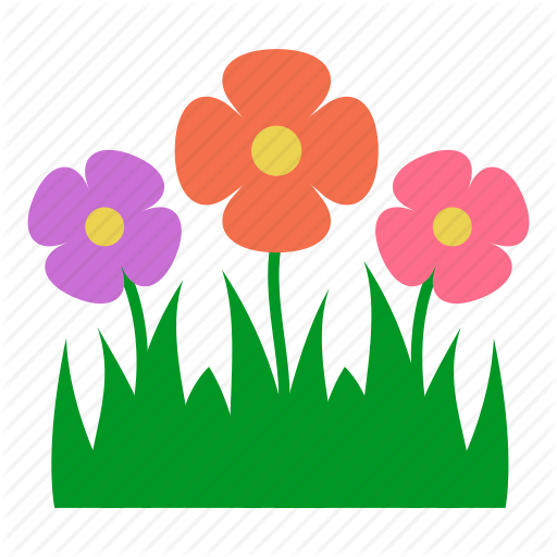 5,971 Free Vector Icons - Grass And Flowers Icon (512x512)