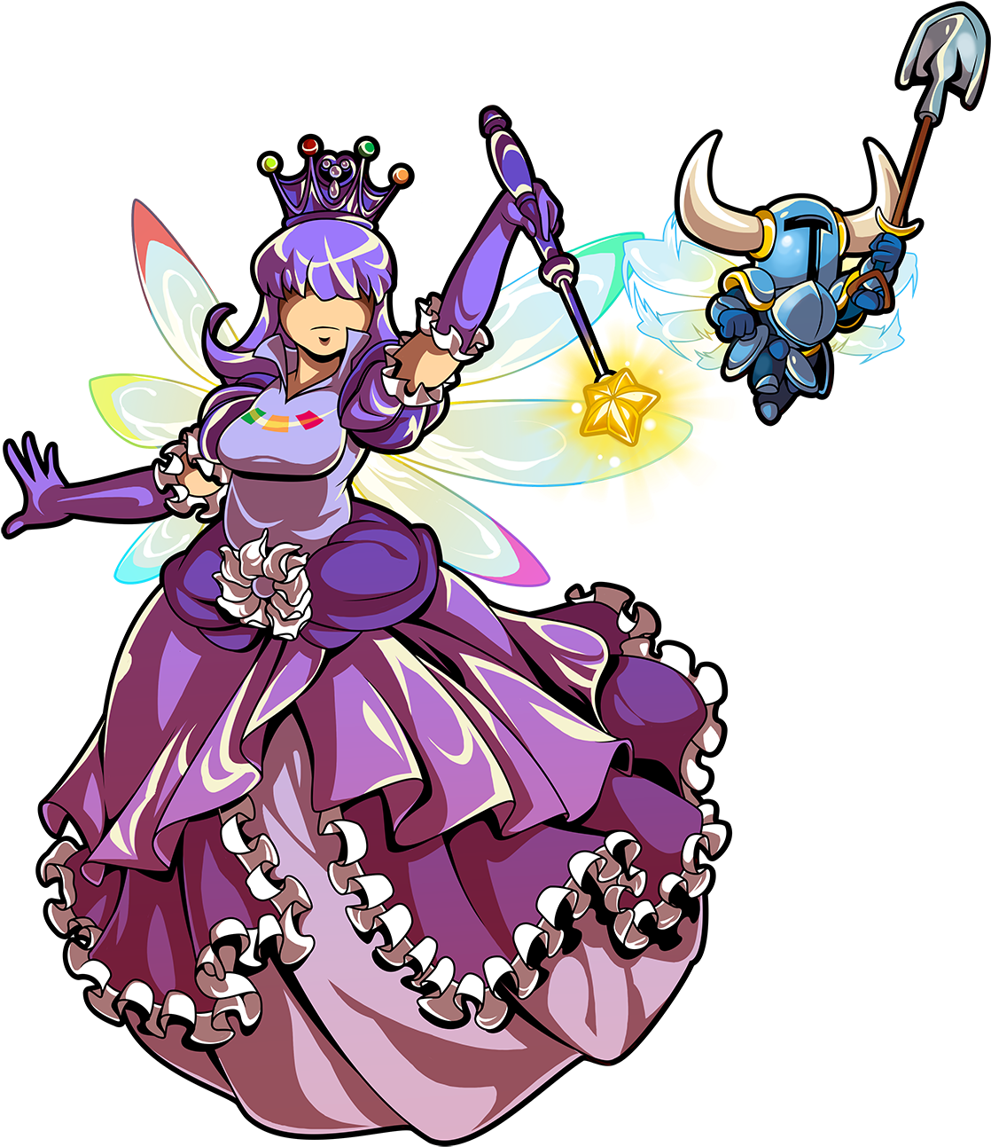 Boopity Boo Introducing Madame Meeber, Summoner Of - Shovel Knight Amiibo Fairy (1200x1348)