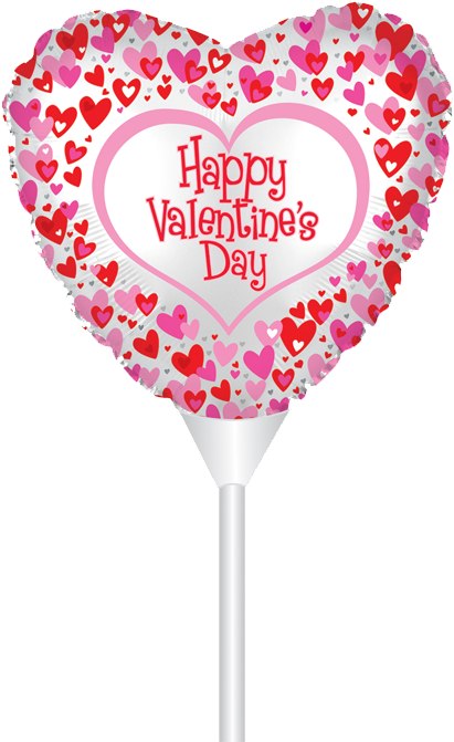 Top 5 Valentine's Day Gift Ideas To Get Your Girlfriend - 17" Happy Valentine's Day Dancing Hearts Foil Balloon (750x750)