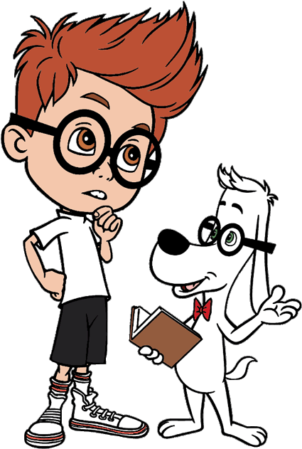 Pin Mr Clip Art - Peabody And Sherman Cartoon (450x649)