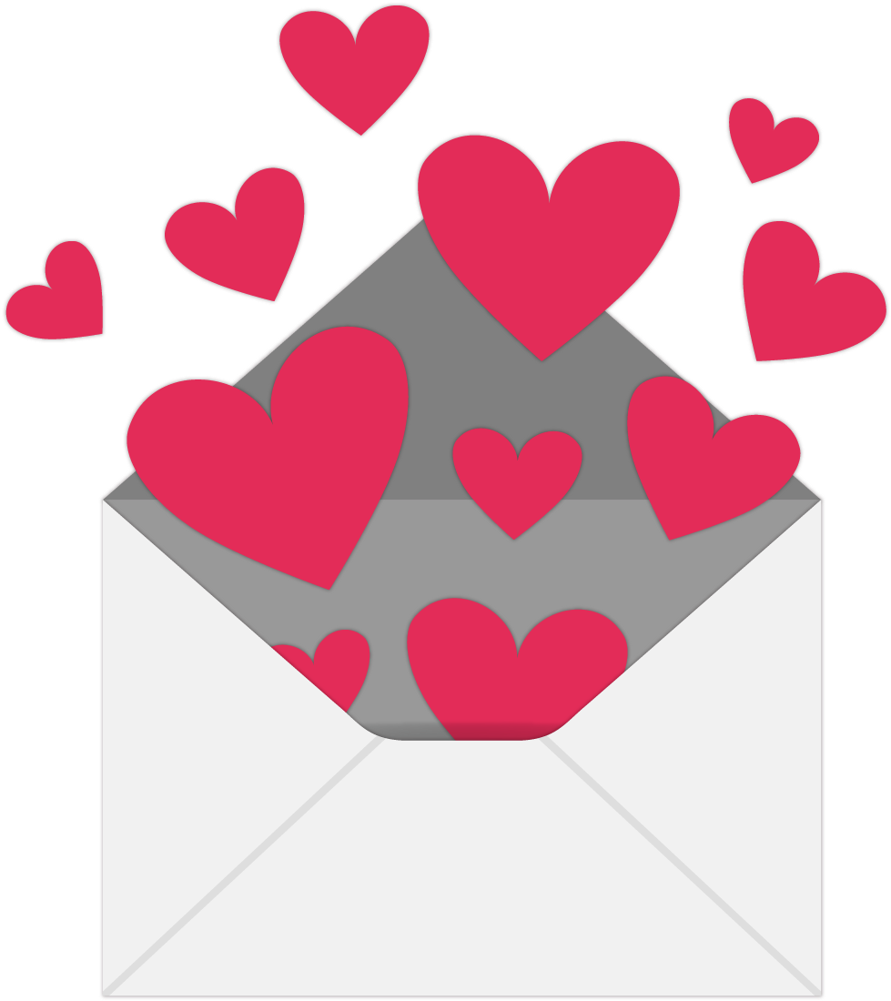 Envelope Valentines Day Heart Love Letter - Envelope (1129x1346)