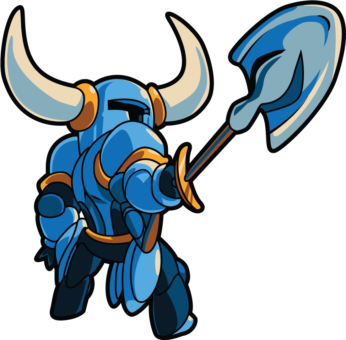 Players Control Shovel Knight , In This New Adventure - Shovel Knight Png (1262x1257)