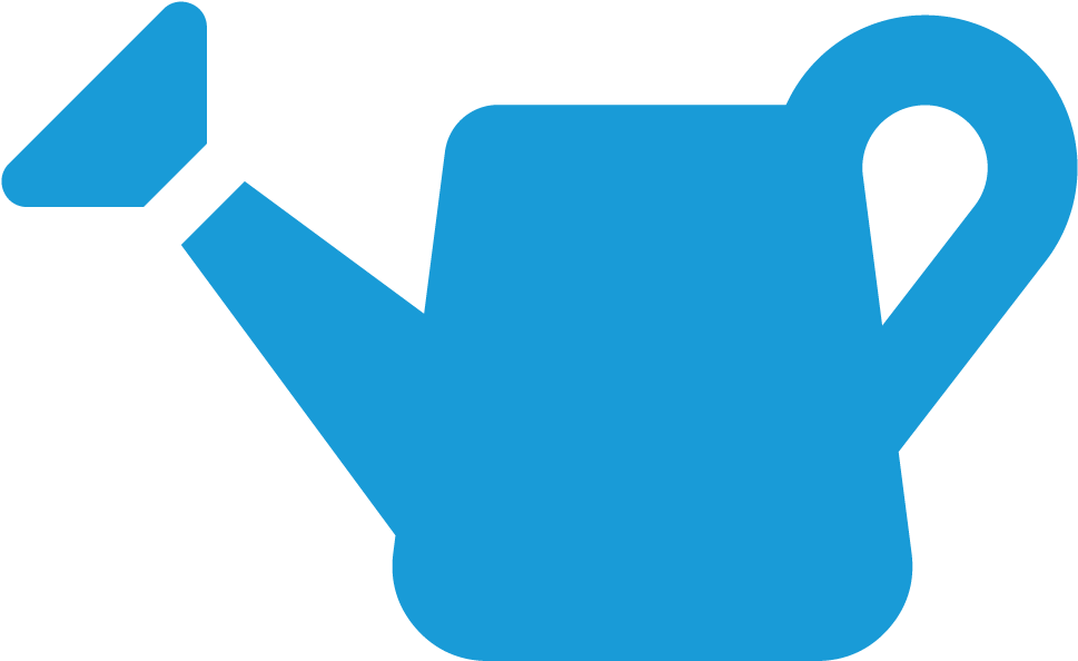 Munns Icon - Watering Can Icon Blue (1000x1000)