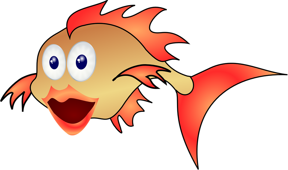 Collection Of Cartoon Koi Fish - Gambar Animasi Ikan Mas (960x567)