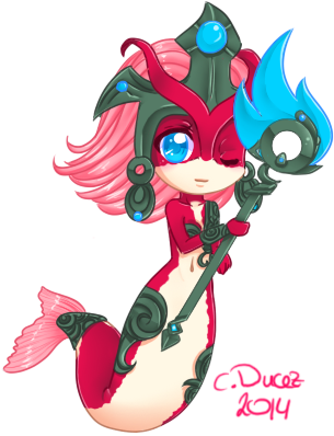 Chibi Koi Nami By Blazemiku - Nami Koi Chibi (312x402)