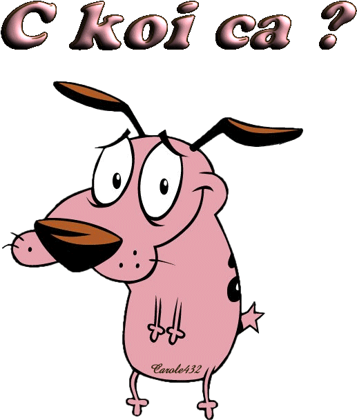 C Koi Ça - Courage The Cowardly Dog Stock (579x630)