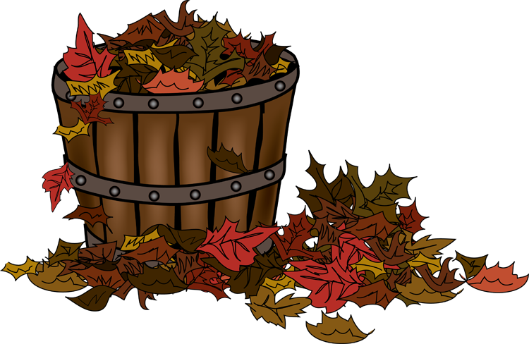 Fall Basket Clipart - Autumn Basket Clipart (750x488)