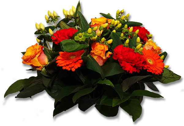 Gemengd Boeket Oranje - Bouquet (600x600)