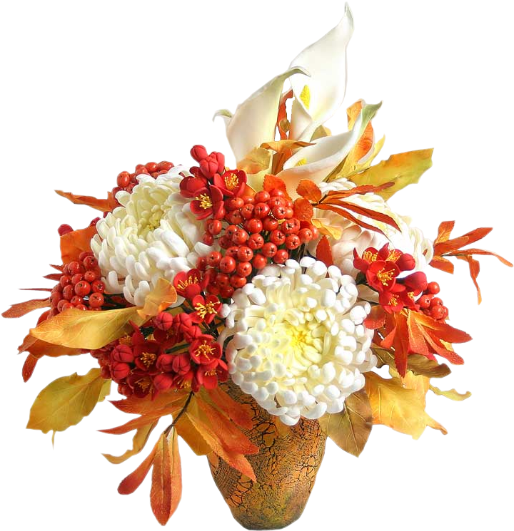 Рябина - Flores De Otoño Png (800x811)