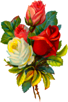 Изображение Для Плейкаста - Animated Blue Heart Roses (388x520)