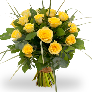 Boquet Of Yellow Roses - Rose (500x500)