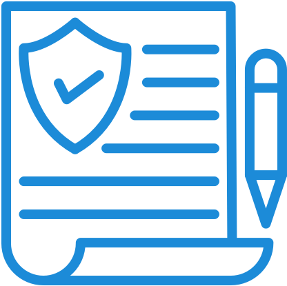 Button To Erikson Institute's Policy & Leadership - Insurance Policy Icon Png (860x600)