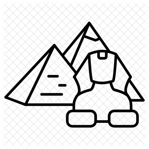 Pyramid Icon - Egypt Pyramid Icon (512x512)