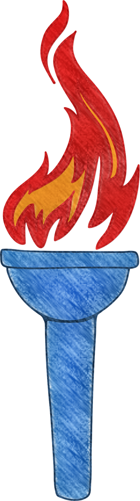 Croft's Classroom - Torch Clipart Png (449x1600)