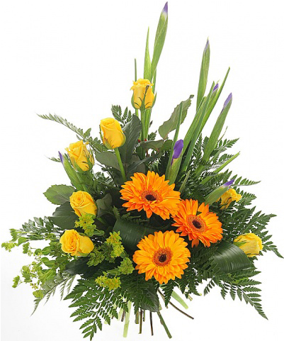 Flowers Bouquet - Garden Roses (500x500)