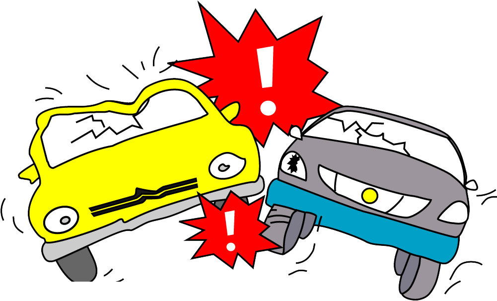 Traffic Collision Cartoon Comics - Accident Cartoon (1001x606)