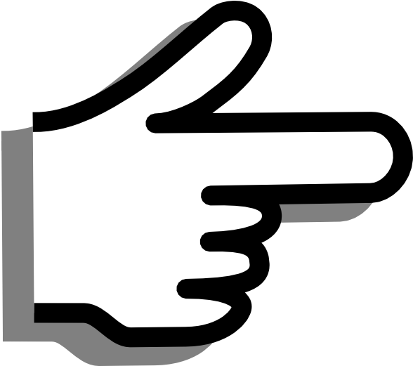 Finger Pointing Clip Art At Clker Com Vector Clip Art - Pointing Finger Animated Gif (600x520)