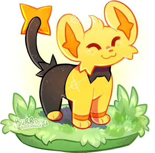 Shiny Shinx By Burrdog On - Shiny Shinx (540x531)