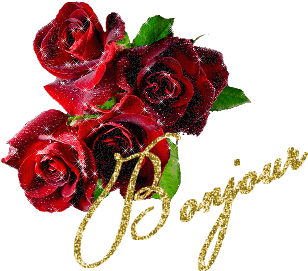 Bonjour Mon Chèri D Amour Et La Une Très Belle Photo - Glitter Rose Transparent (350x390)