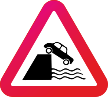 What Should I Do First Following A Road Traffic Accident - Helicopter Road Sign (375x336)